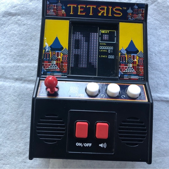 Tetris Hand Held Classic Arcade Mini Retro Game Black Tested & Working - Picture 6 of 7